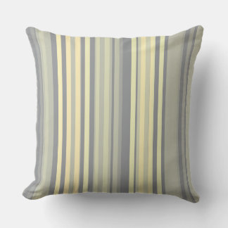 Stripes Greys and Wheat Blends Cushion