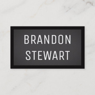 Stripes II Border (black) Business Card