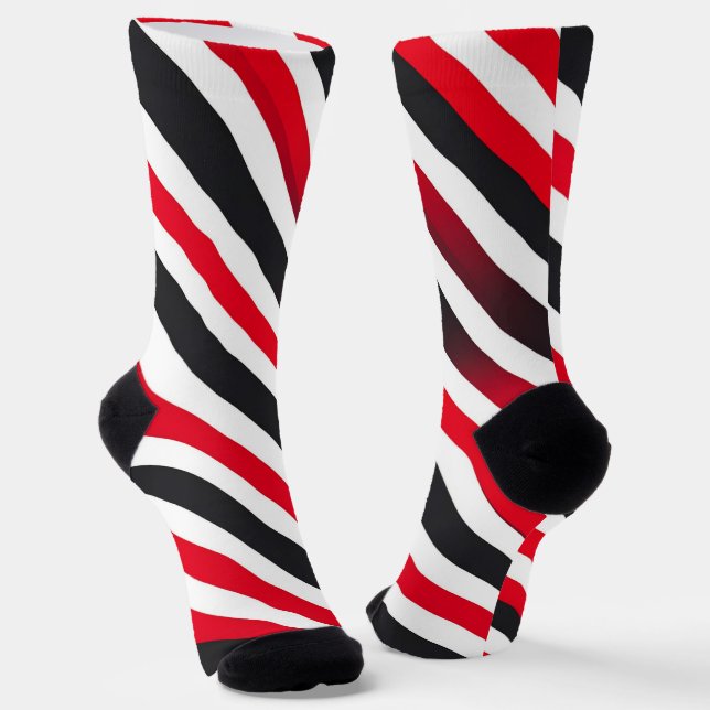 Stripes in Motion Socks (Angled)