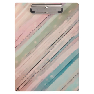 Stripes in Soft Shades Clipboard