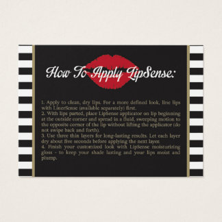 Stripes - Lips - Gold - How to Apply - Tips