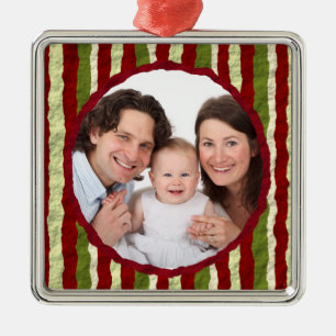 Stripes Metal Tree Decoration