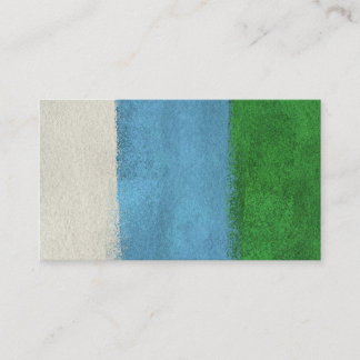 Stripes Modern Art Business Cards - Blue Green