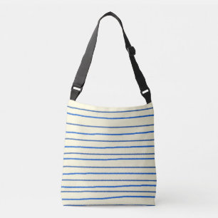 stripes modern art crossbody bag