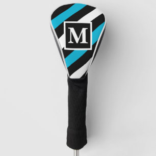 Stripes Monogram Golf Head Cover