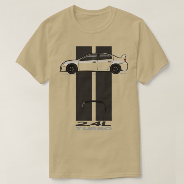 Stripes Multicolor B BW T-Shirt (Design Front)
