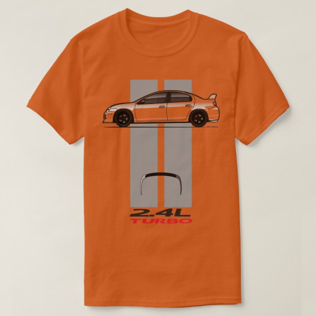 Stripes Multicolor BW T-Shirt (Design Front)