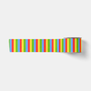 Stripes Multicolor Satin Ribbon