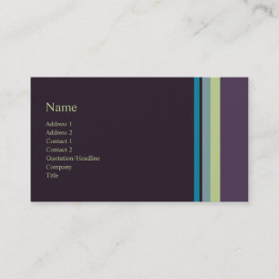 Stripes No. 0168 Business Card
