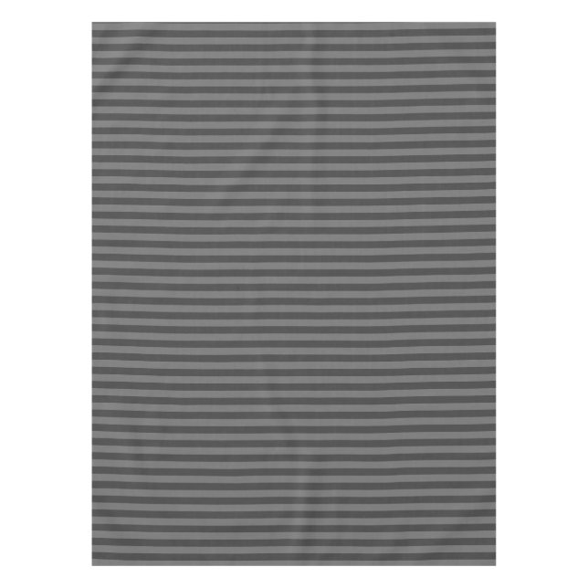 Stripes Of Grey Tablecloth (Front)