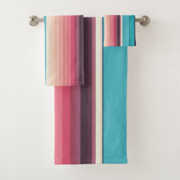 Stripes of the Horizon   Bath Towel Set