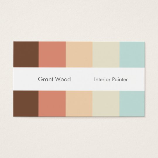 Stripes Palette Business Card