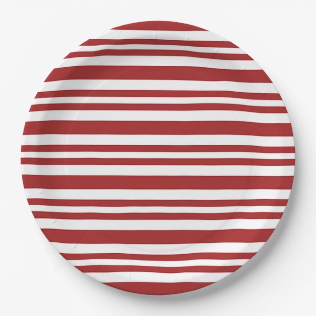 Stripes Paper Plate (Front)