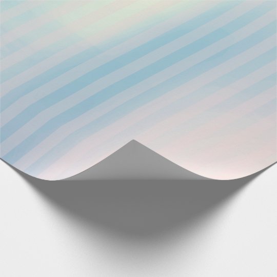 Stripes Pastel Pink Blue Ombre Lines Vip Wrapping Paper Zazzle