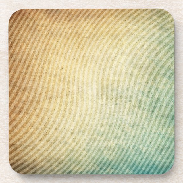 Stripes pattern background coaster (Front)