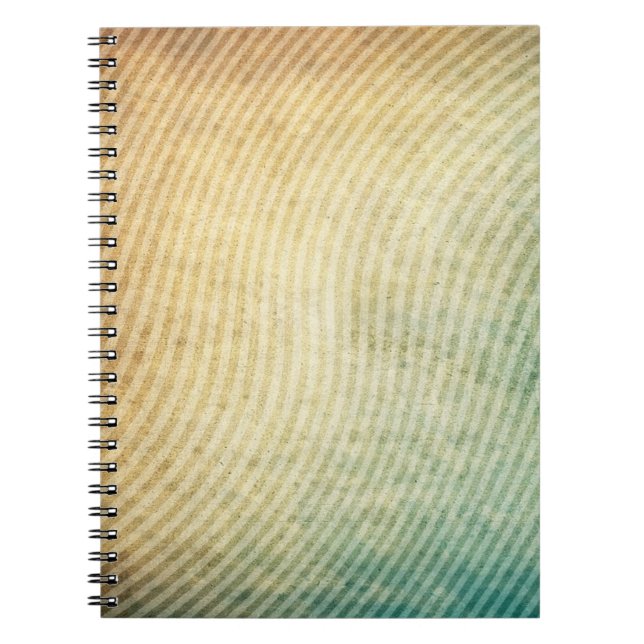 Stripes pattern background notebook (Front)