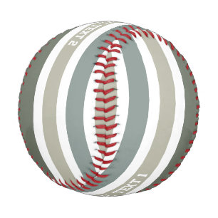 Stripes Pattern custom baseball