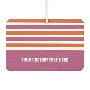 Stripes Pattern custom car air freshner Car Air Freshener