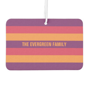Stripes Pattern custom car air freshner Freshener