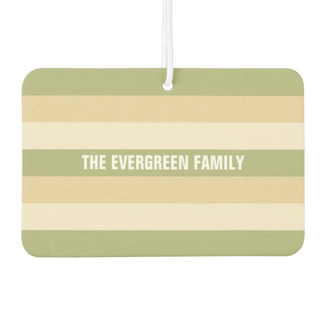 Stripes Pattern custom car air freshner Freshener (Front)