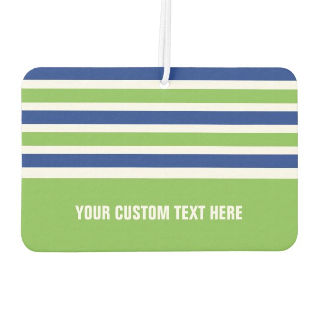 Stripes Pattern custom car air freshner Freshener (Back)