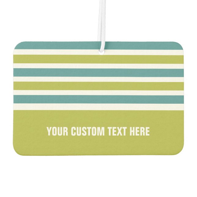 Stripes Pattern custom car air freshner Freshener (Back)