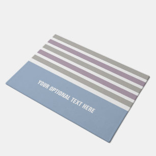 Stripes Pattern custom door mats