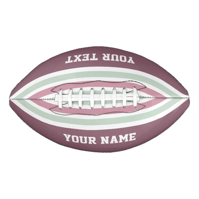 Stripes Pattern custom footballs American Football (Front)