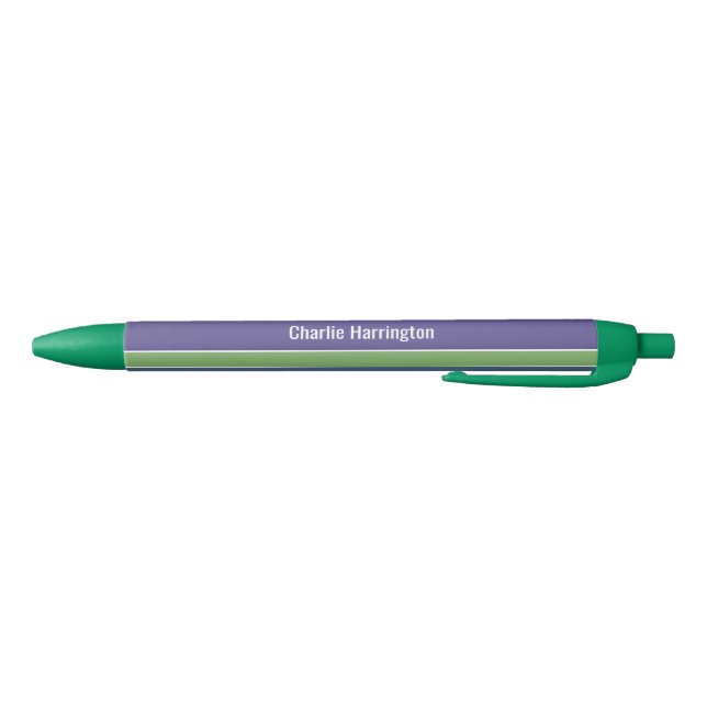 Stripes Pattern custom name pens (Bottom)