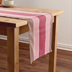 Stripes Pattern custom text table runner