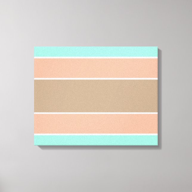 Stripes Pattern customisable canvas print (Front)