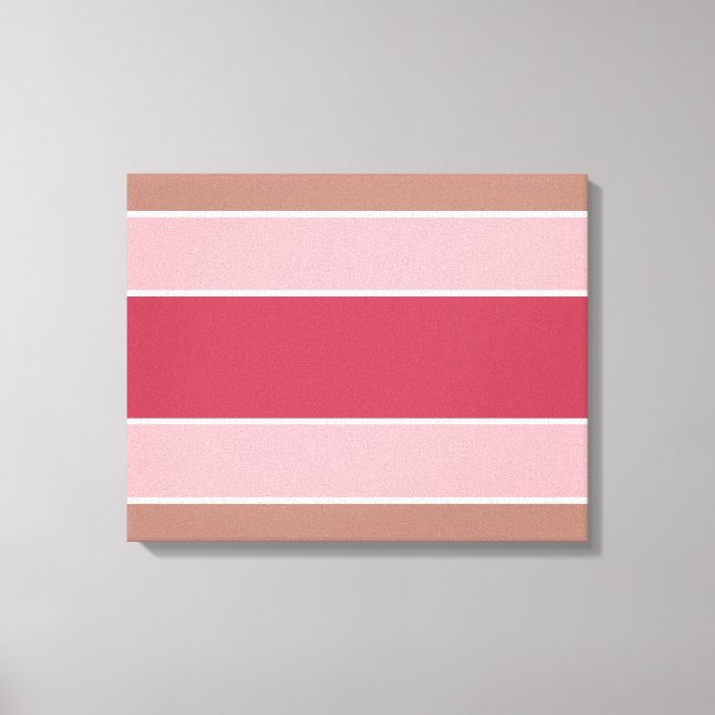 Stripes Pattern customisable canvas print (Front)
