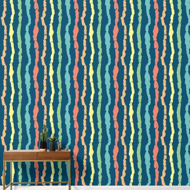 Stripes pattern wallpaper (Hallway)