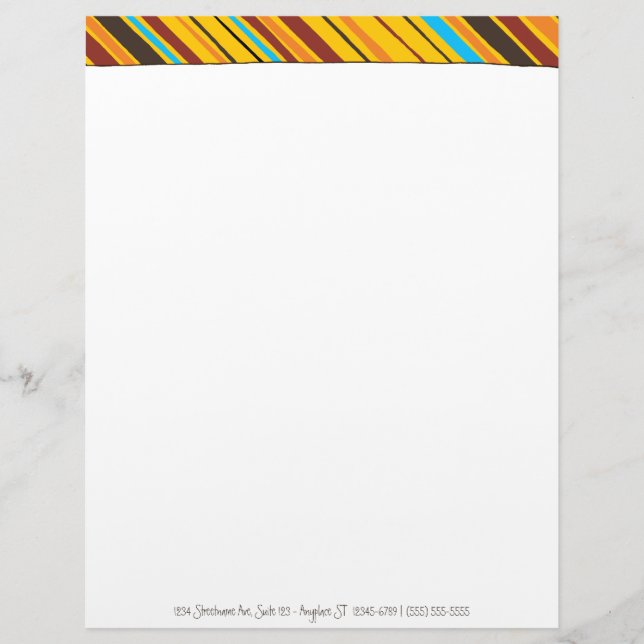 Stripes Personal Letterhead (Front)