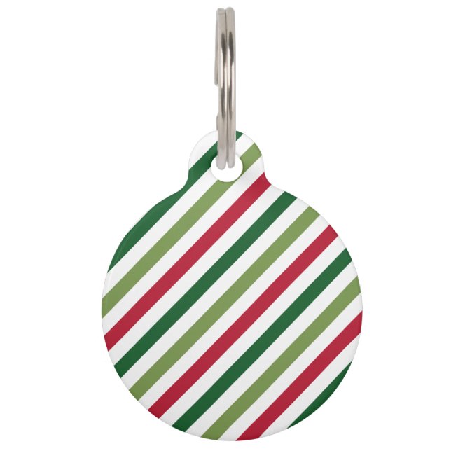 Stripes Pet Tag (Front)