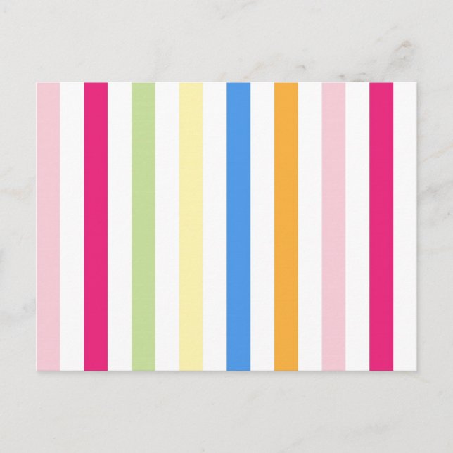 Stripes Postcard (Front)