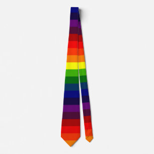 STRIPES - RAINBOW ~.jpg Tie