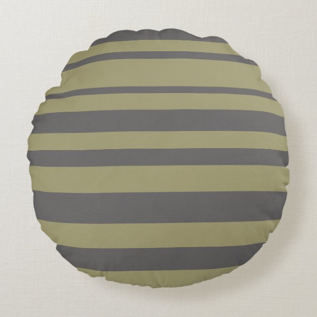 Stripes Round Cushion (Front)
