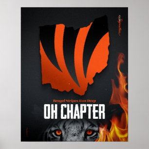 Stripes Run Deep Ohio Chapter Poster