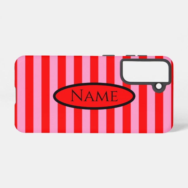 Stripes Samsung Galaxy S21 Case (Back Horizontal)