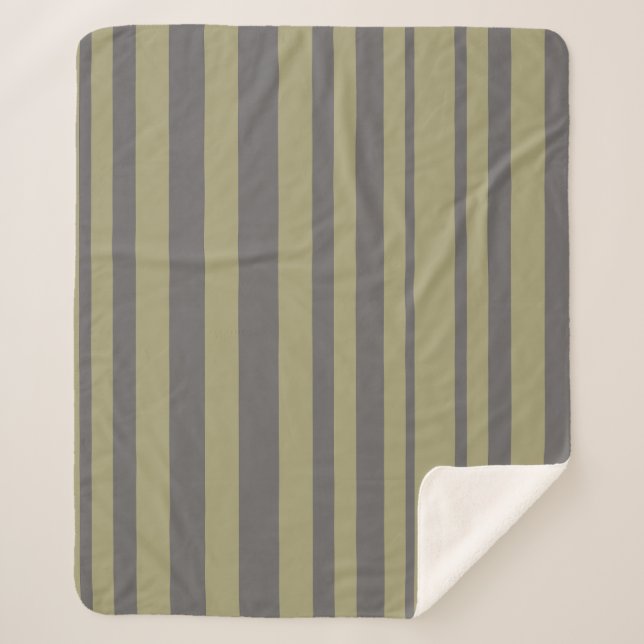 Stripes Sherpa Blanket (Front)