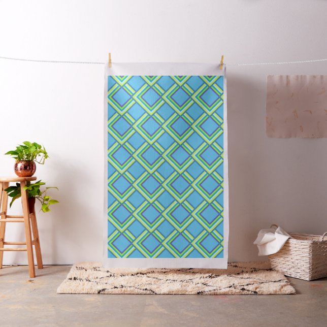 Stripes Square Frame coloured 05 + your idea Fabric (In Situ)