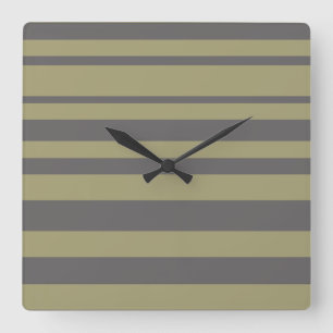 Stripes Square Wall Clock