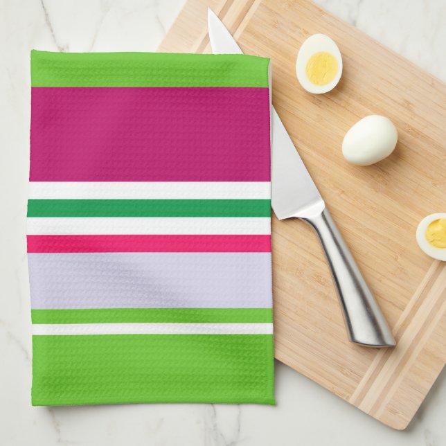 Stripes Tea Towel (Quarter Fold)