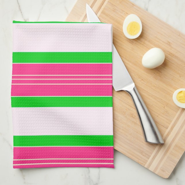 Stripes Tea Towel (Quarter Fold)