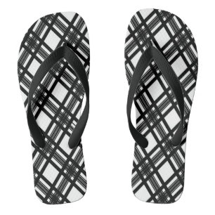 Stripes Texture Flip Flops