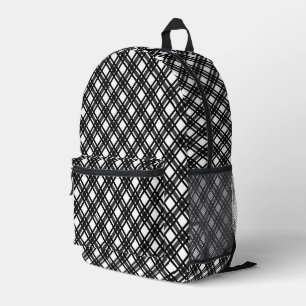 Stripes Texture Printed Backpack