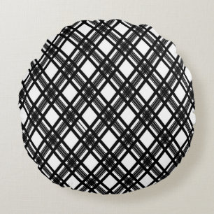 Stripes Texture Round Cushion