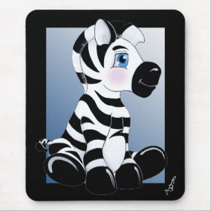 Stripes the Baby Zebra Mouse Mat