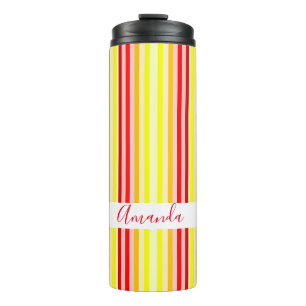 Stripes Thermal Tumbler